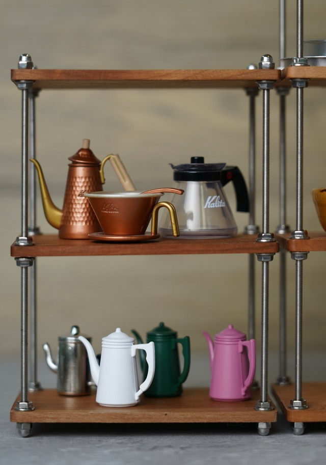 020-30013　ミニチュア家具　＊1/6サイズ＊　cabinet&shelf　シェルフS　3段