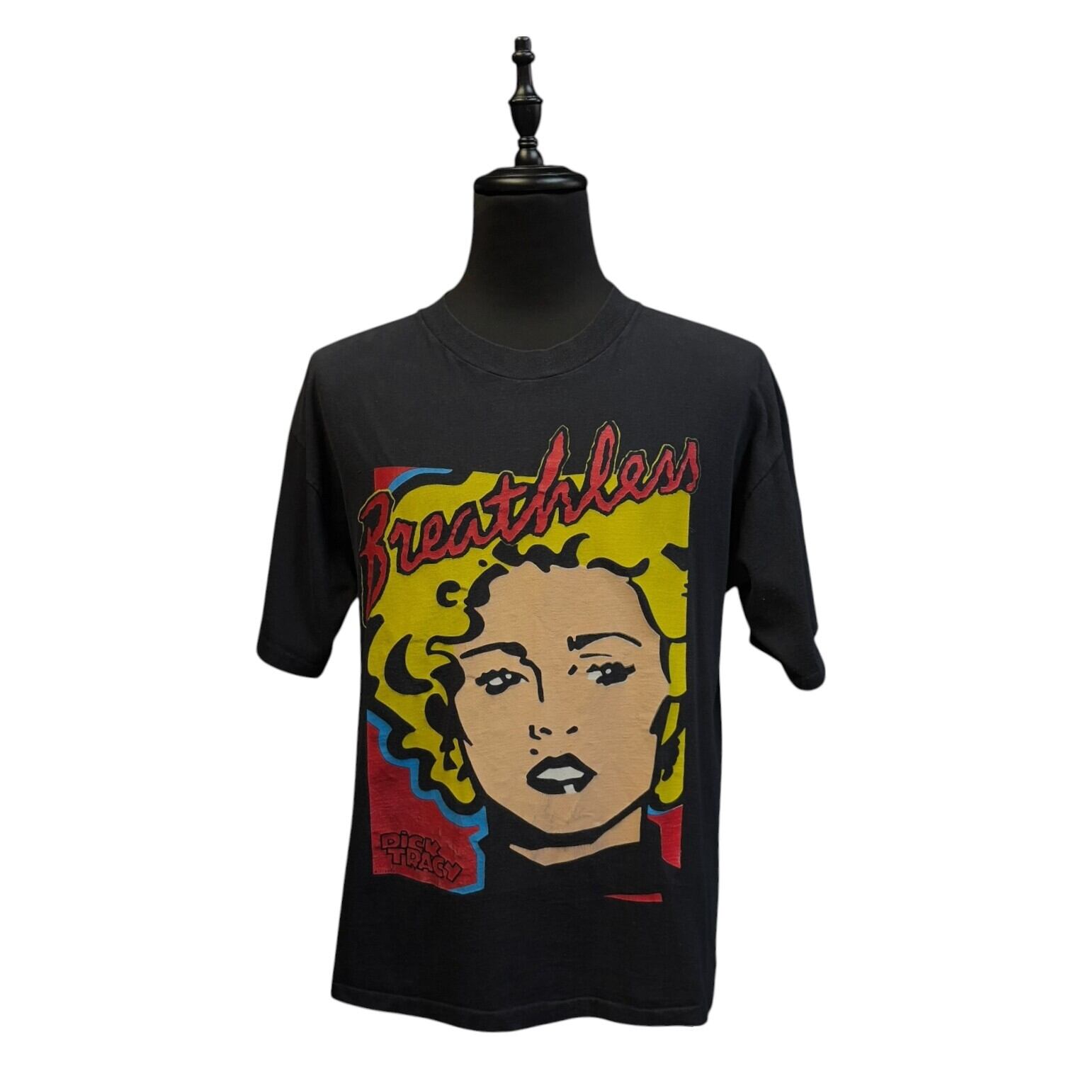 Vintage 90s Dick Tracy Madonna Movie Promo T-Shirt Single Stitch