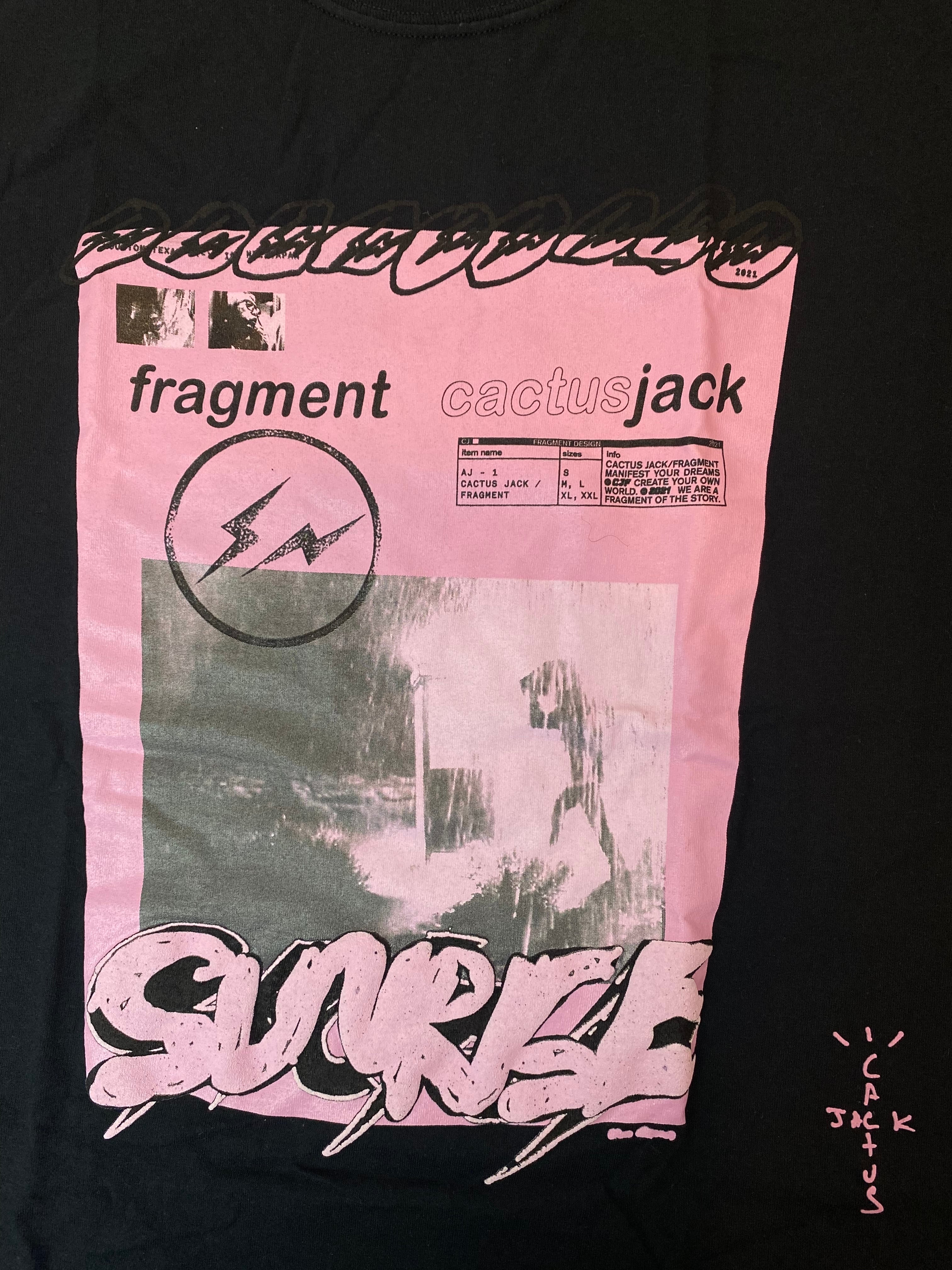 Cactus Jack Fragment  Tee M