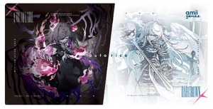 amii. Half Play mat 《 autorica（オートリカ） 》Art by 薬屋 amii games.コラボ ハーフプレイマット ラバーマット Rubber mat デスクマット Desk mat