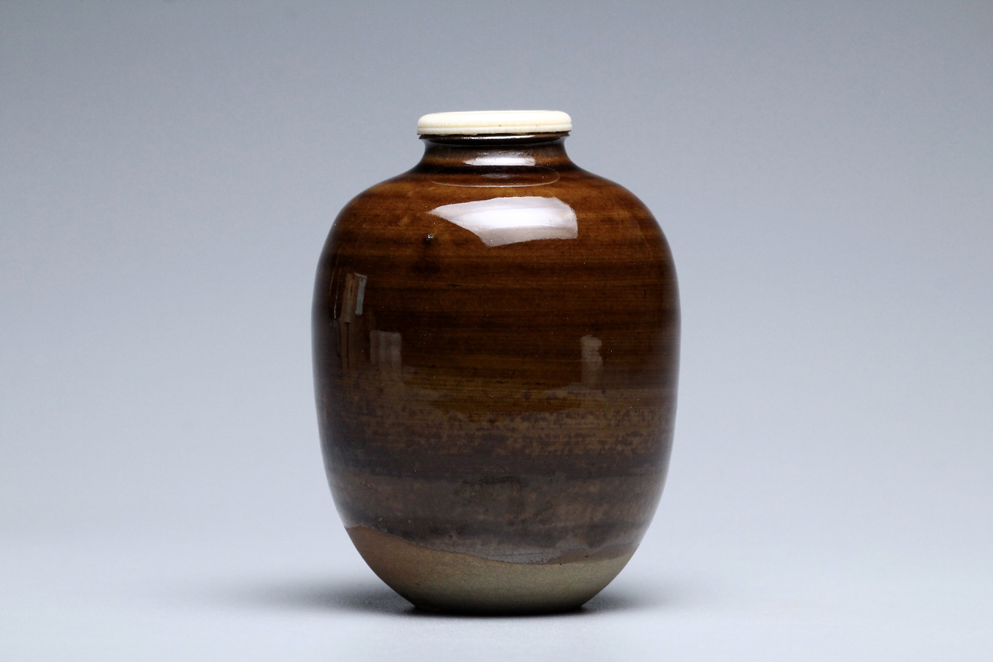 高取静山 十一代 茶入 共箱 茶入れ 古美術品 骨董品 | 正一 古美術