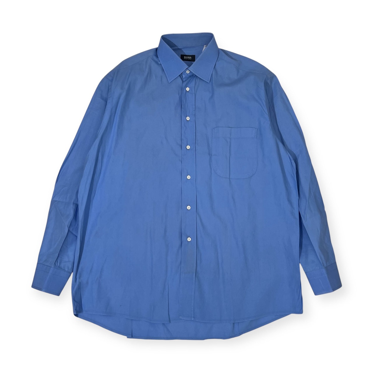 Hugo Boss ヒューゴボス 長袖 コットンシャツ /ブルー メンズ