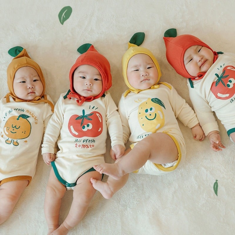 【NEW】2024新作 ベジタブルロンパース