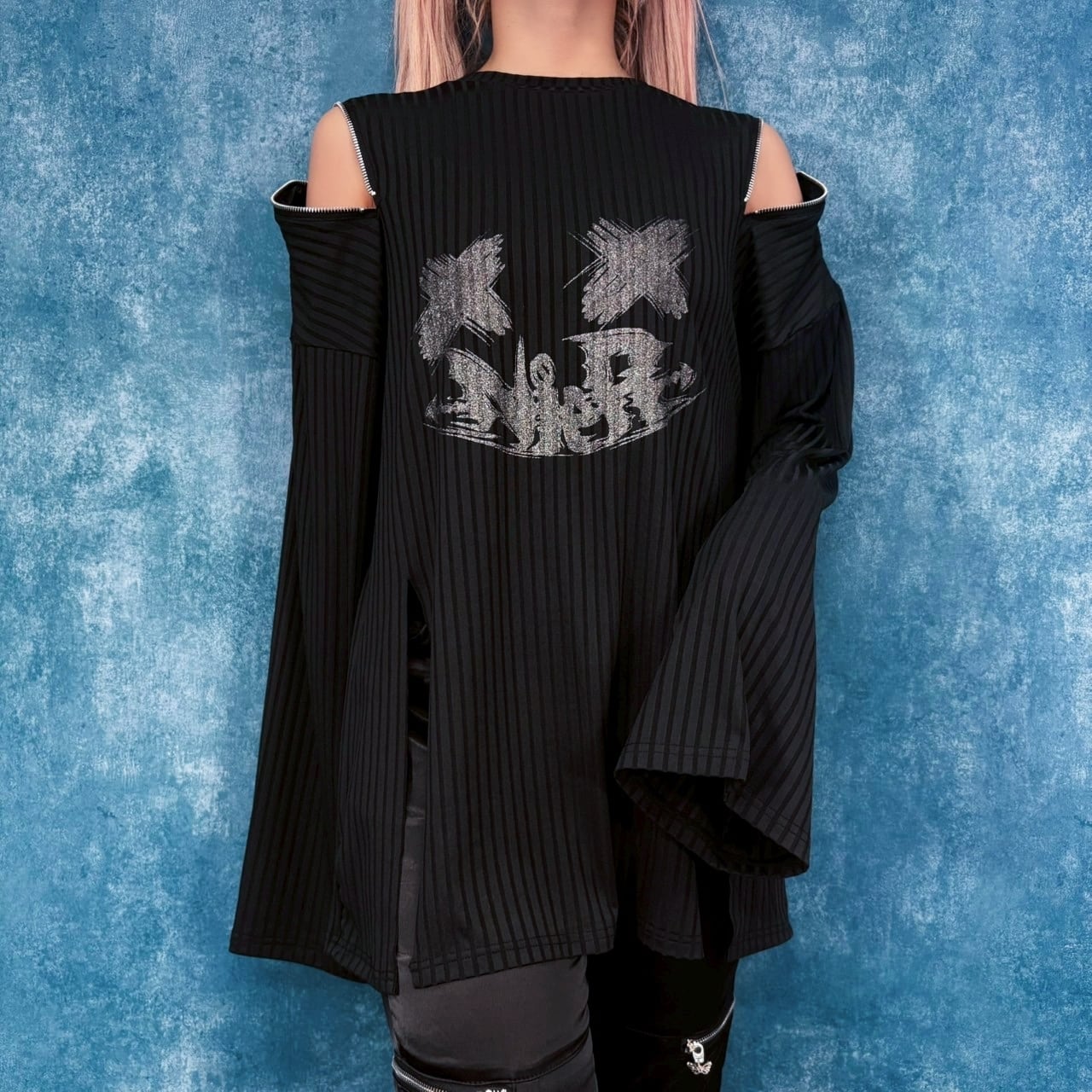 年末スペシャル新作SALE祭》NIER FACE SLIT ZIP DESIGN TOPS | NIER