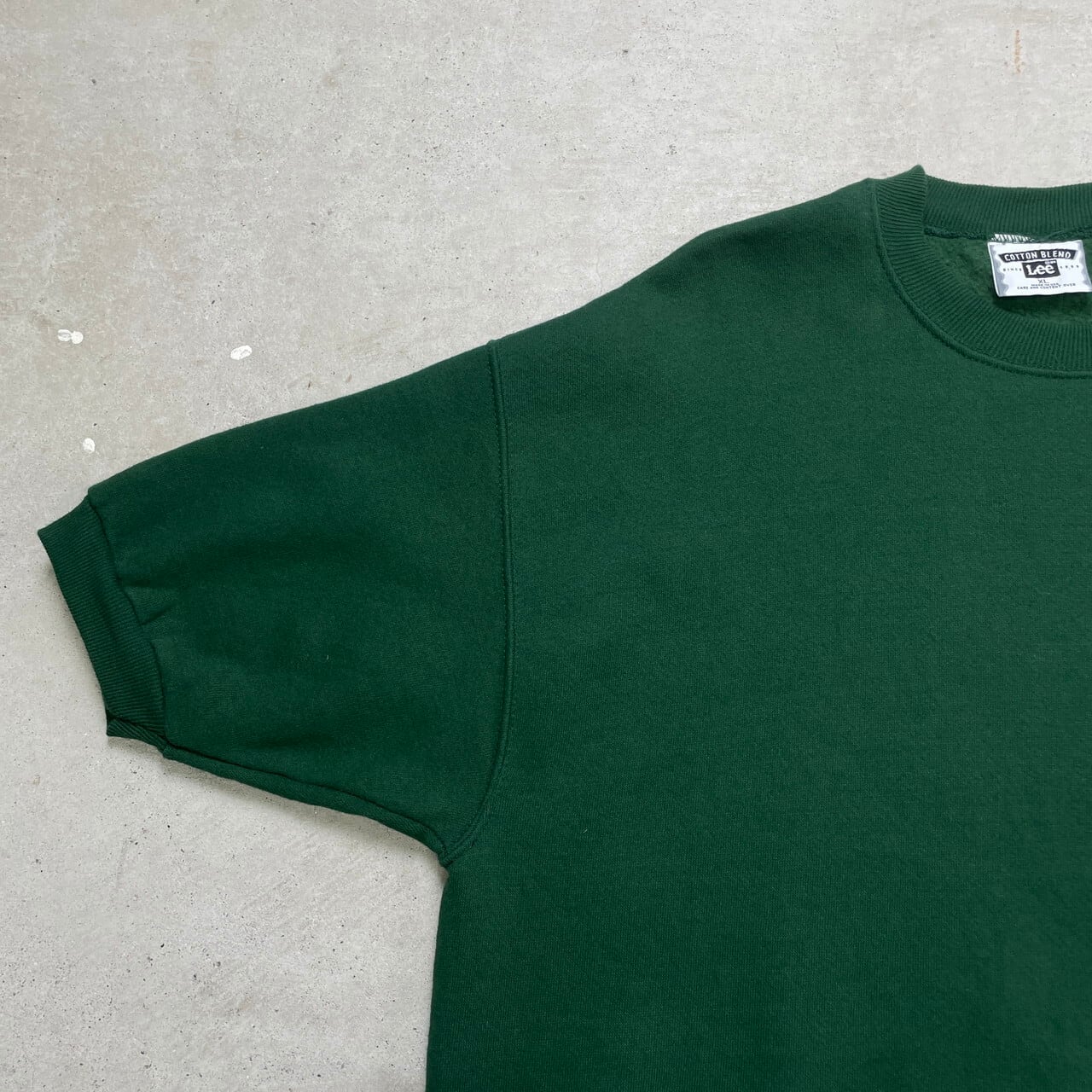 90年代 USA製 Lee リー 半袖スウェットシャツ ブランクスウェット 無地