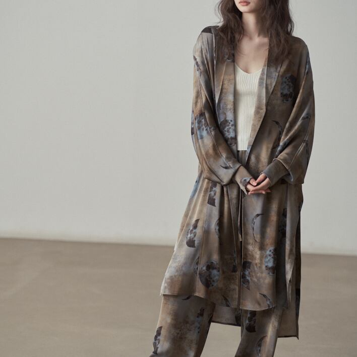 Ink moon Long cardigan S81