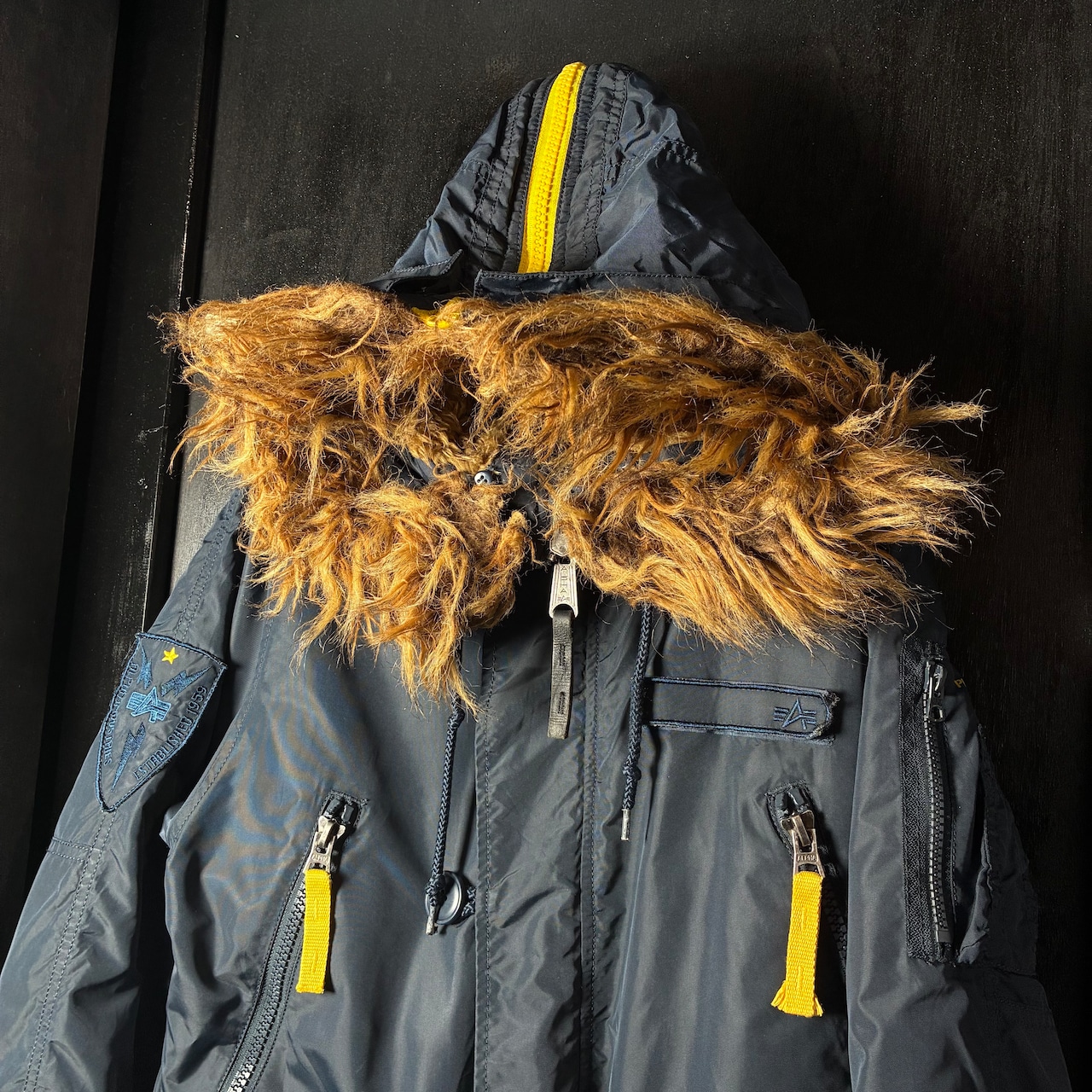 ALPHA INDUSTRIES N-3B フライトジャケット　ネイビー　S アルファ