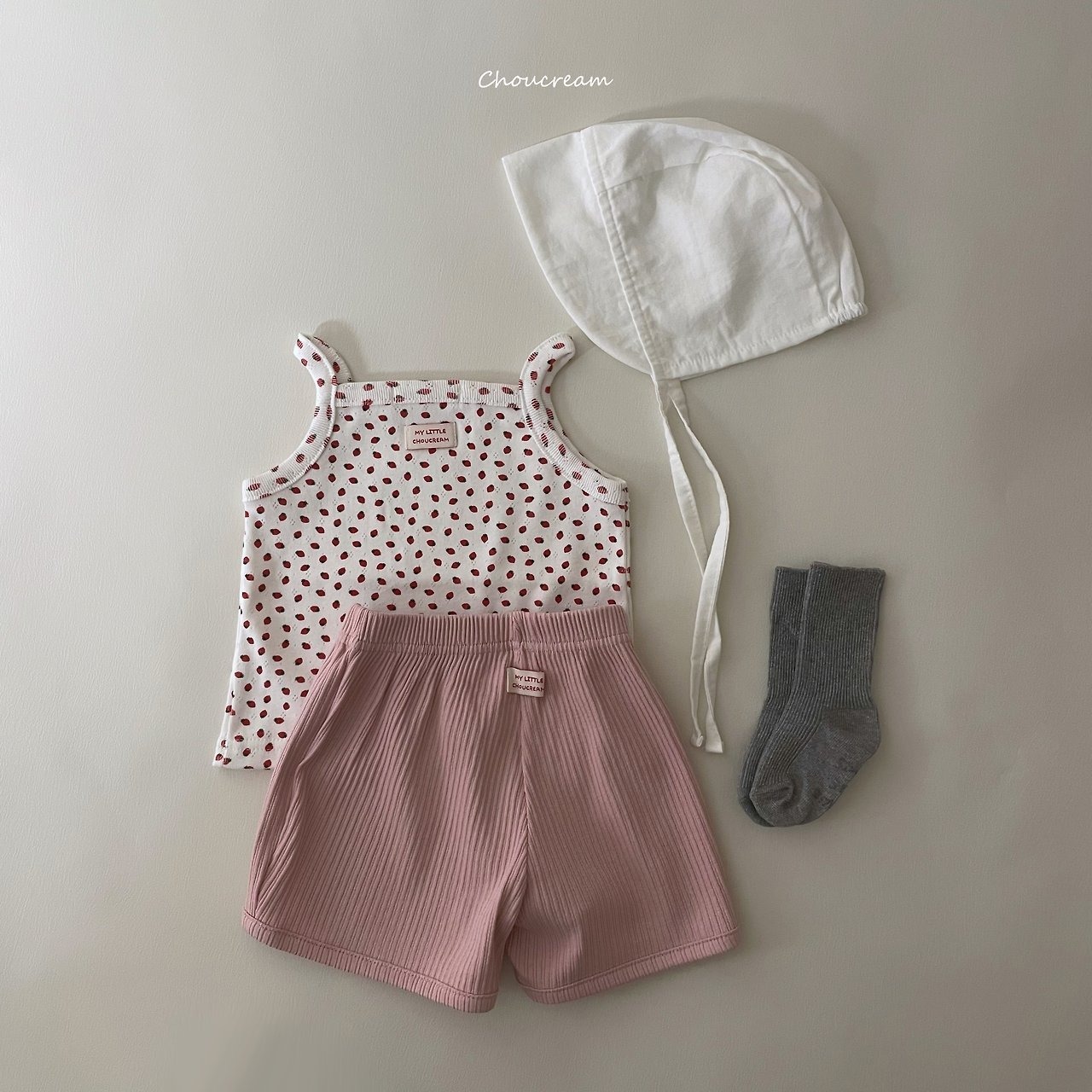 [choucream] Goljirabba Shorts / [슈크림] 골지랍바반바지