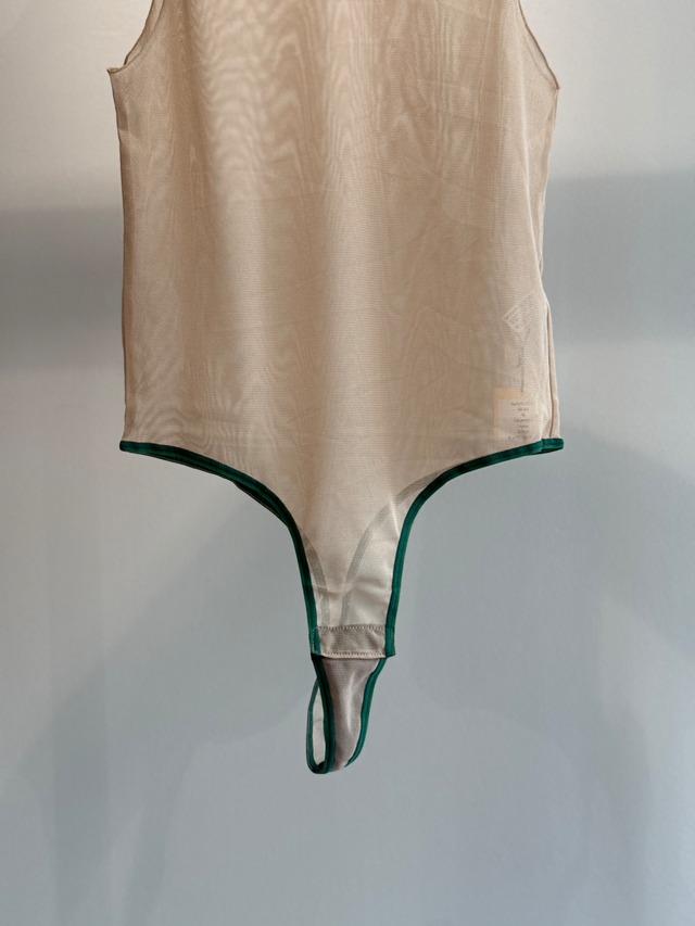 OVERNEATH/Bodysuit089  チュールネット BEIGE