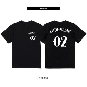 CODENAME 「”LOGO 02” S/S T-Shirts Black/White」