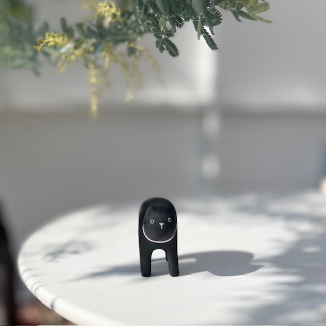 ✨　ポレポレ　✨ polepole（ポレポレ）ぽれぽれ動物 クロネコ | ihana design(イハナ