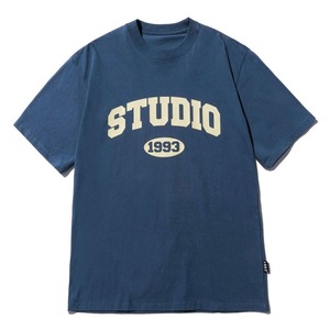 [1993STUDIO] STUDIO ARCH LOGO T-SHIRT_BLUE 正規品 韓国ブランド 韓国ファッション 韓国通販 韓国代行 半袖  Tシャツ
