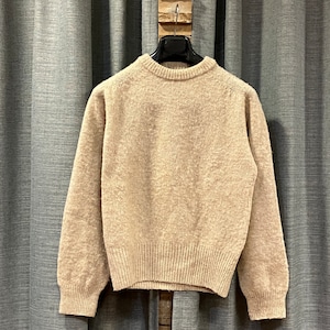 BRYCELAND'S WOOL MELANGE CREW NECK KNIT《S》