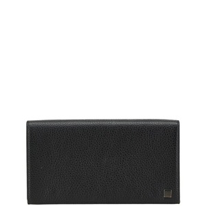 ダンヒル ロゴ 長財布 ブラック レザー レディース Dunhill 【中古】