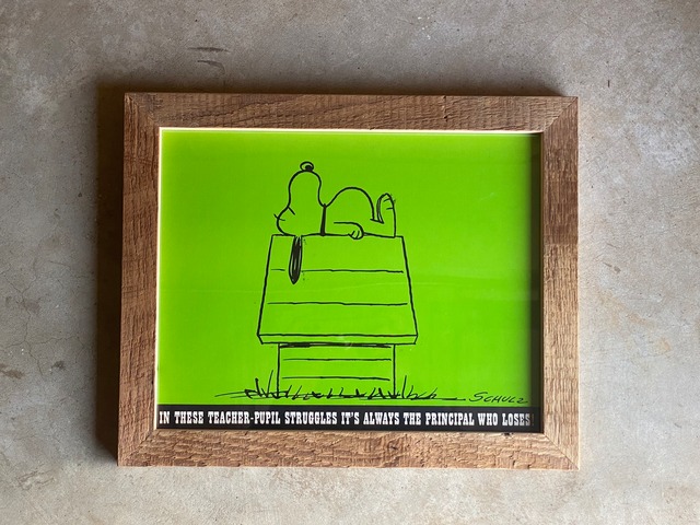 60s PEANUTS DATE BOOK POSTER FRAMING【10】