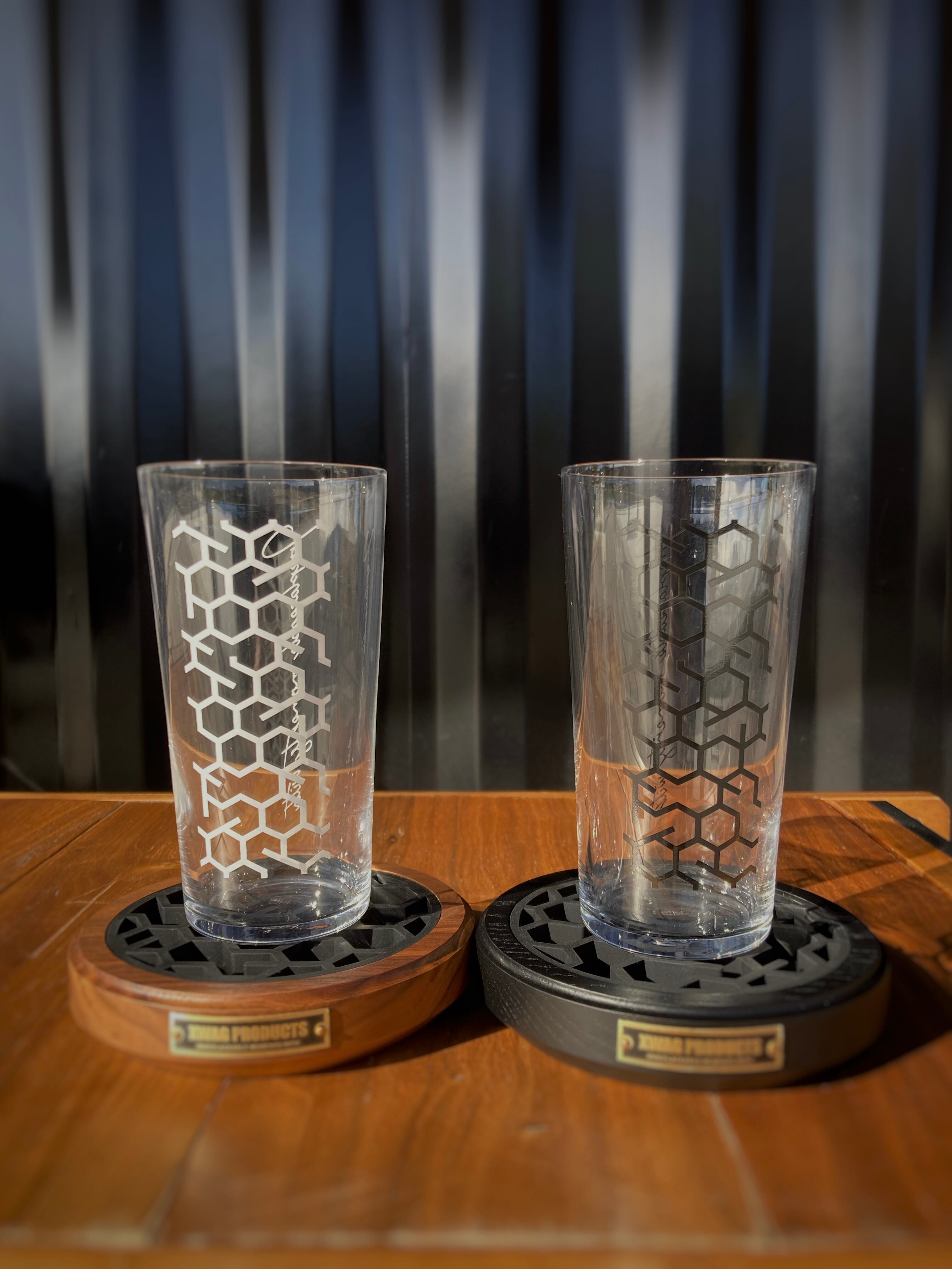 XWAG PRODUCTS】「X-GLASS 370ml」（BLACK print・WHITE print