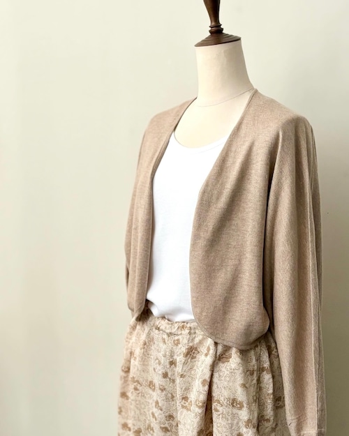 silk cotton cardigan