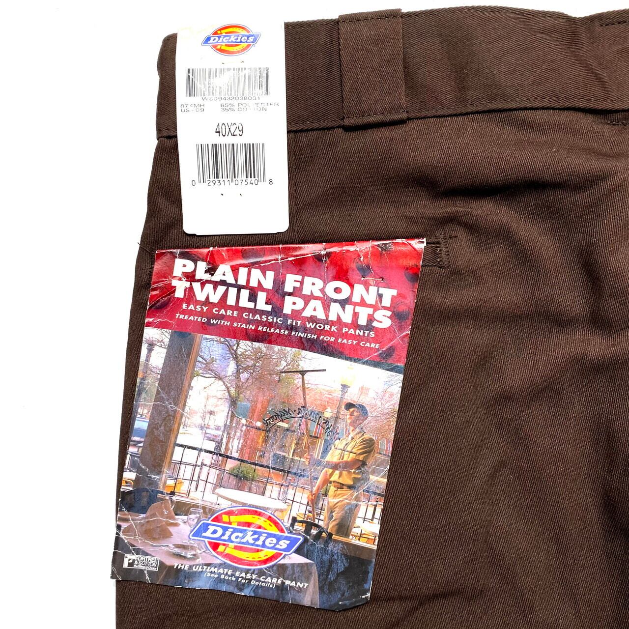 あ*ん様 USA製　ディッキーズ　90s　良いサイズ　ワークパンツ　古着　ブラッ デッドストック 90年代 USA製 Dickies ディッキーズ ワークパンツ