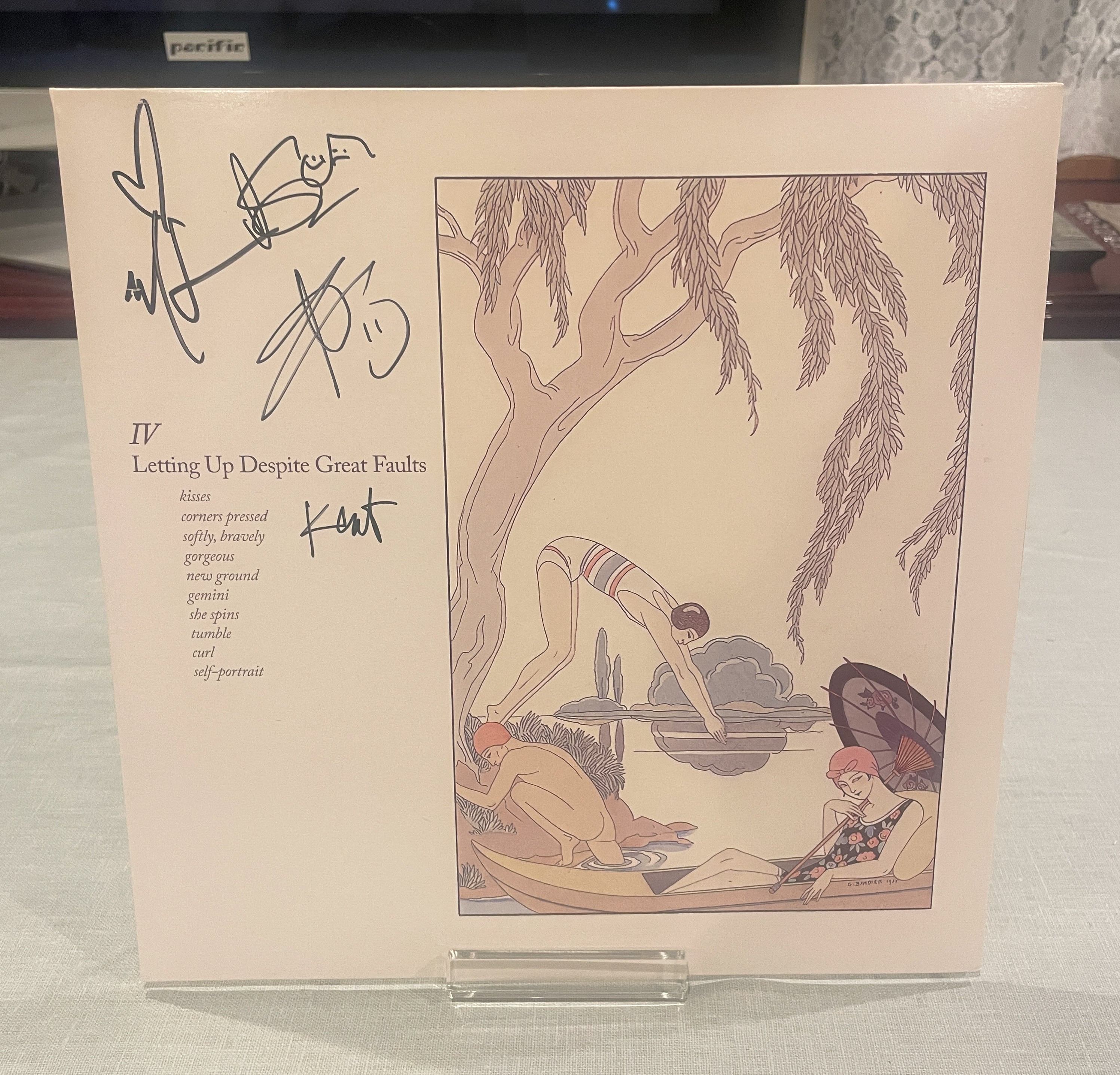 LETTING UP DESPITE GREAT FAULTS 限定生産レコード Letting Up Despite Great Faults / Ⅳ（Very Limited Signed LP