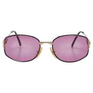 グッチ サングラス パープル ブラック ゴールド プラスチック レディース GUCCI 【中古】