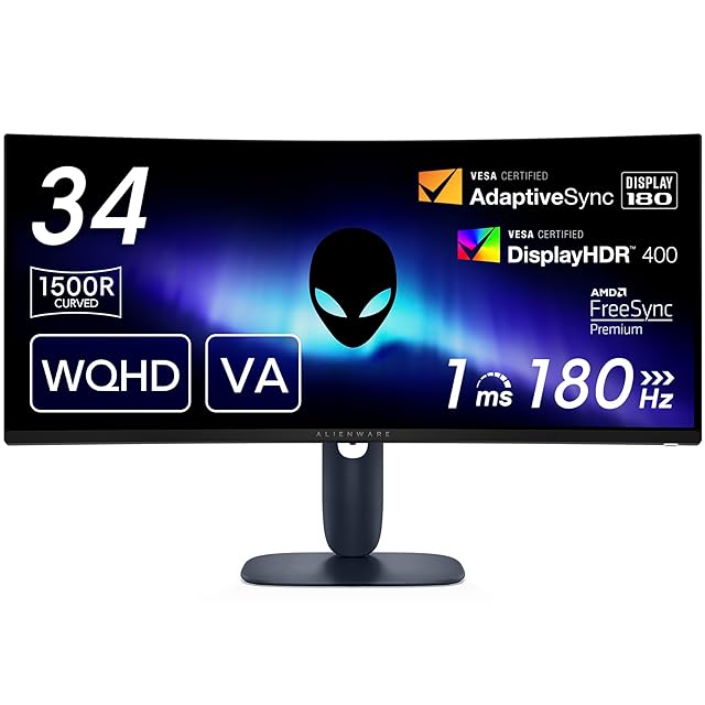 在庫セール』【.co.jp限定】Dell AW3425DWM-A 34インチ 曲面 Alienware