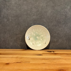 森山陶器 3寸皿 灰釉