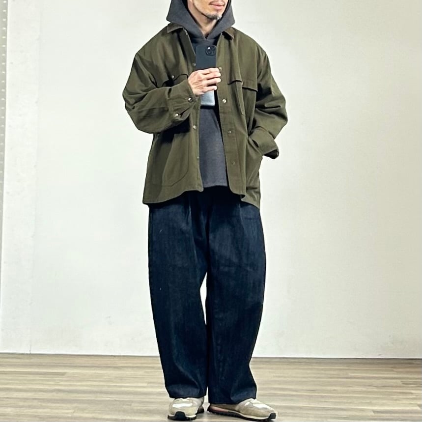 ARMY TWILL】COTTON DUCK LOGGER JACKET アーミーツイル コットン
