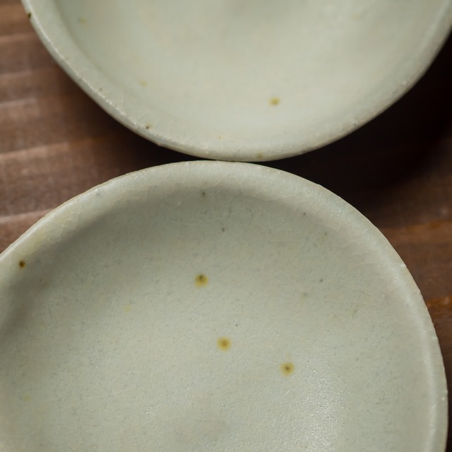 白釉 瓢箪豆皿（薬味皿・小皿・醤油皿）／阿部 恵里