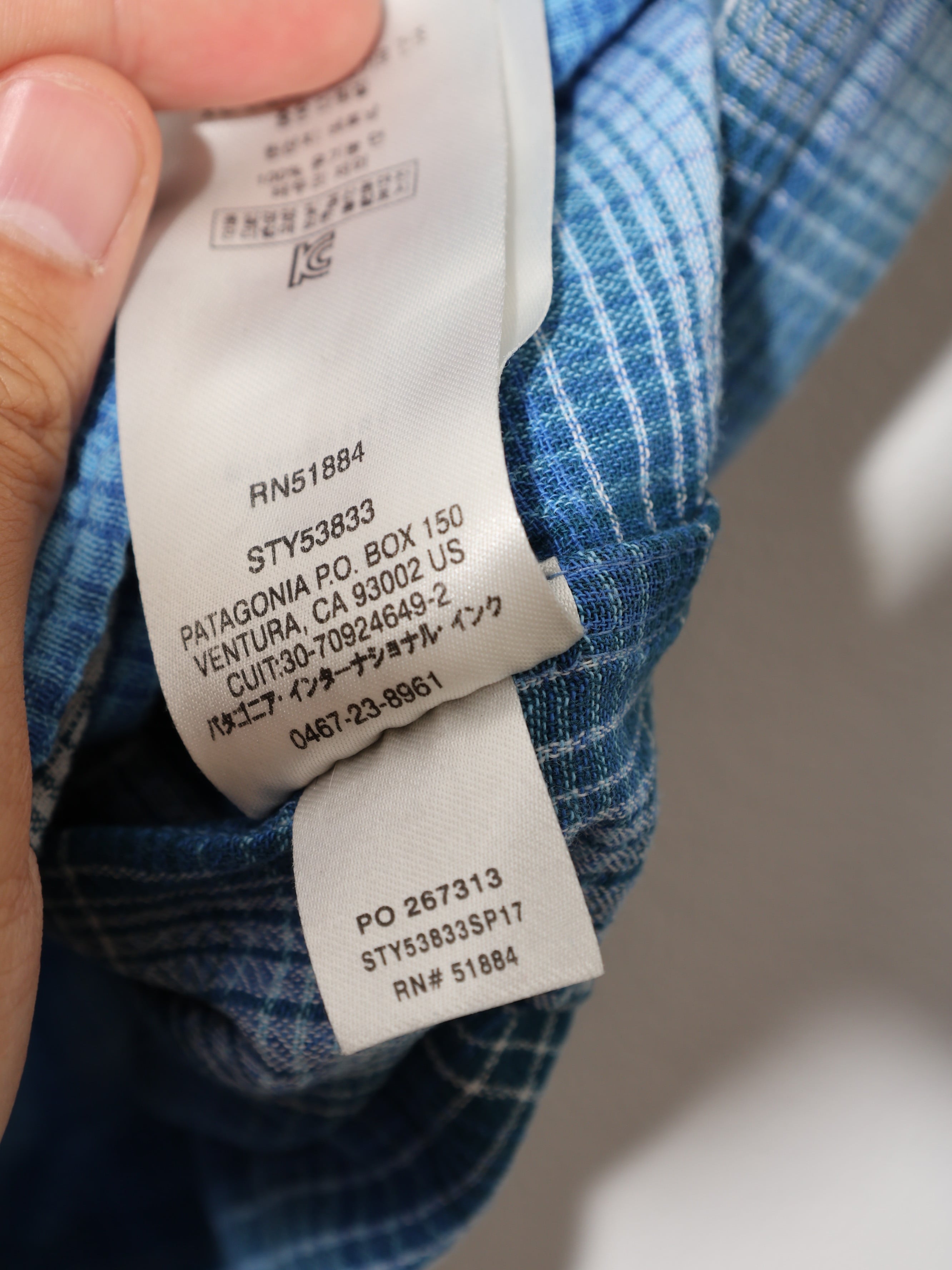 極美品 M 17年 Patagonia Long-Sleeved A/C Shirt オンブレチェック