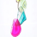 Rainbow Drops 14 - アゲートヒーリングチャイム / Agate Sun Catcher Wind Chime 594