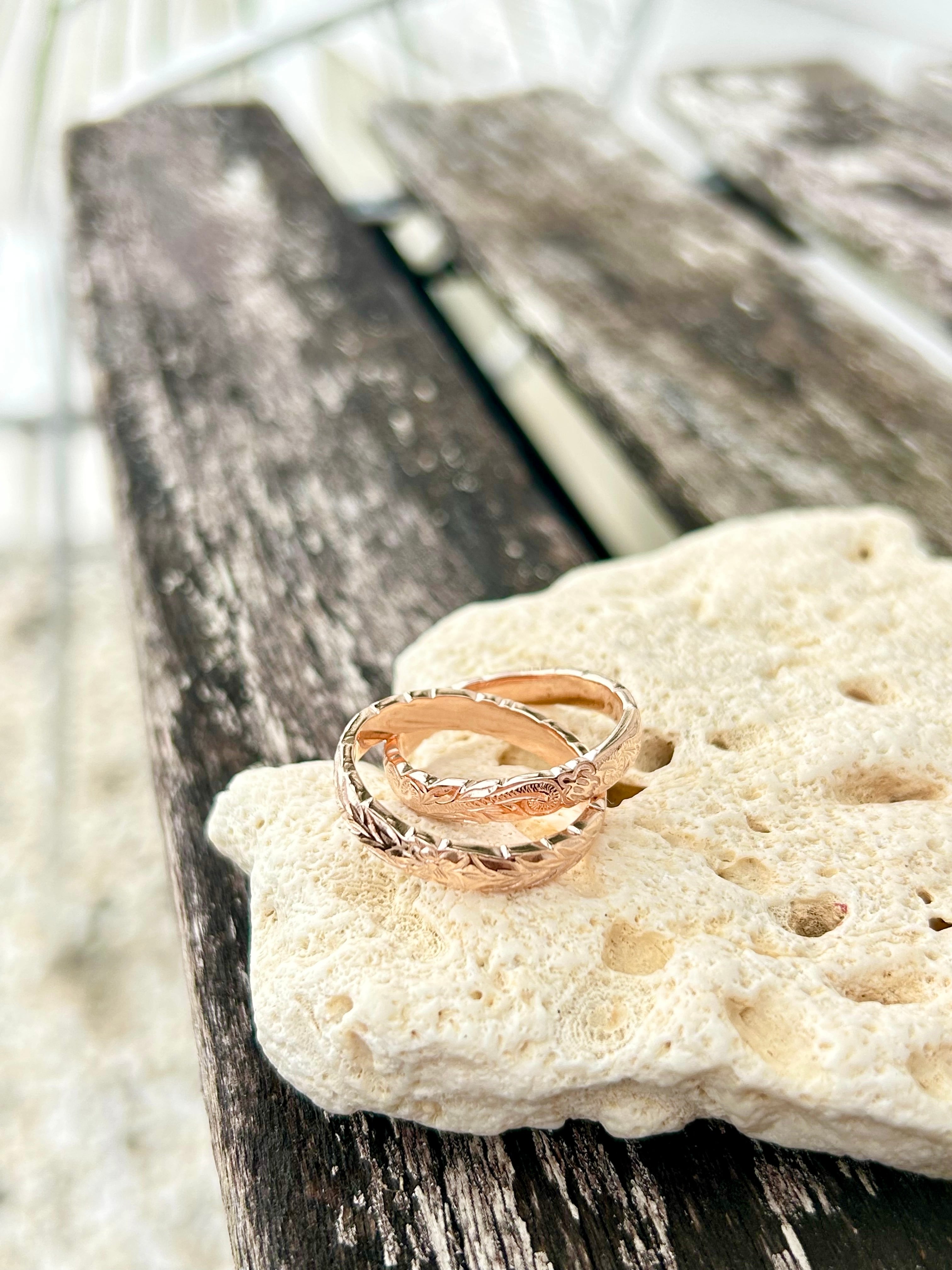 9th anniversary double ring ～pinkgold～￥14,000+tax