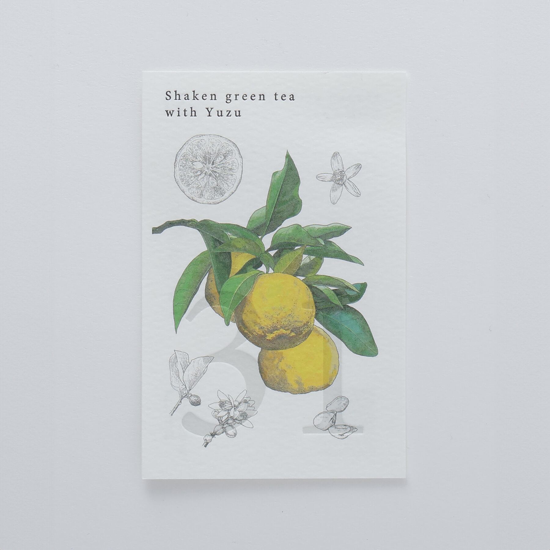 〈EN TEA〉6月の茶「水出し緑茶 柚子」