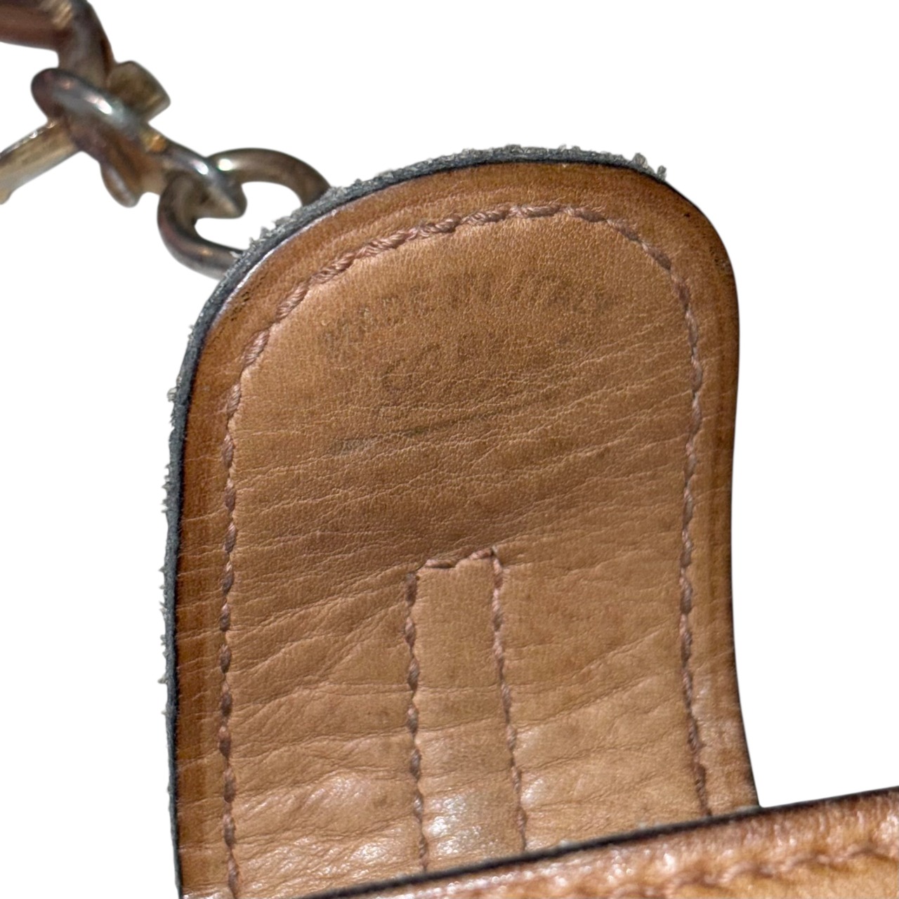 vintage GUCCI GG canvas × leather shoulder bag