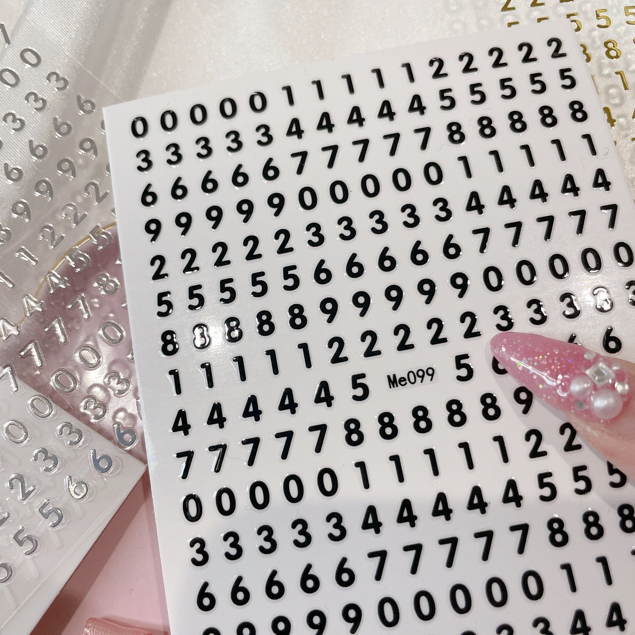 ネイルシール 数字 1枚入り | cheekgel