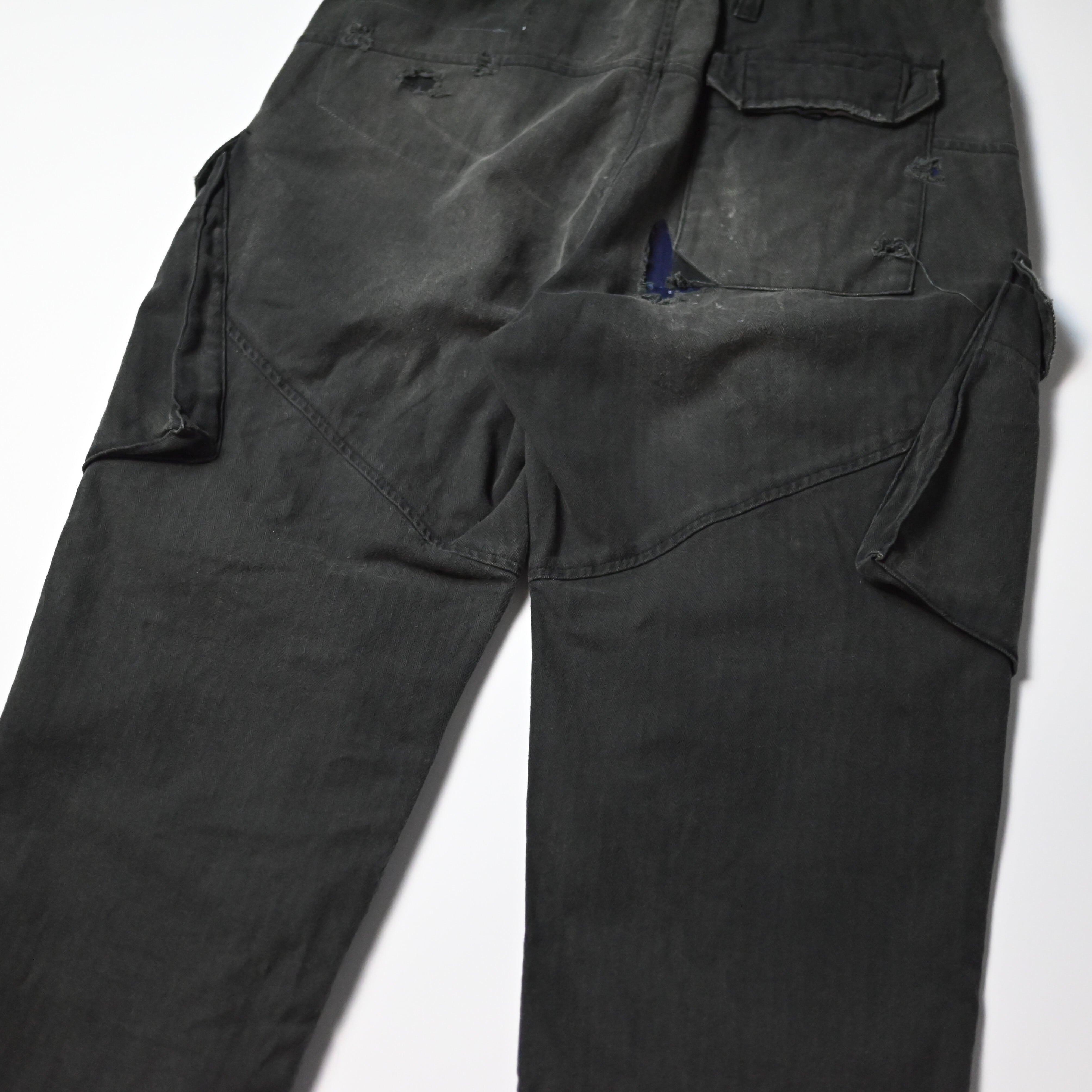 ANACHRONORM サイズ2 カーゴパンツ ANACHRONORM / REMAKED HERRINGBONE COMBAT CARGO TROUSERS | GANKO