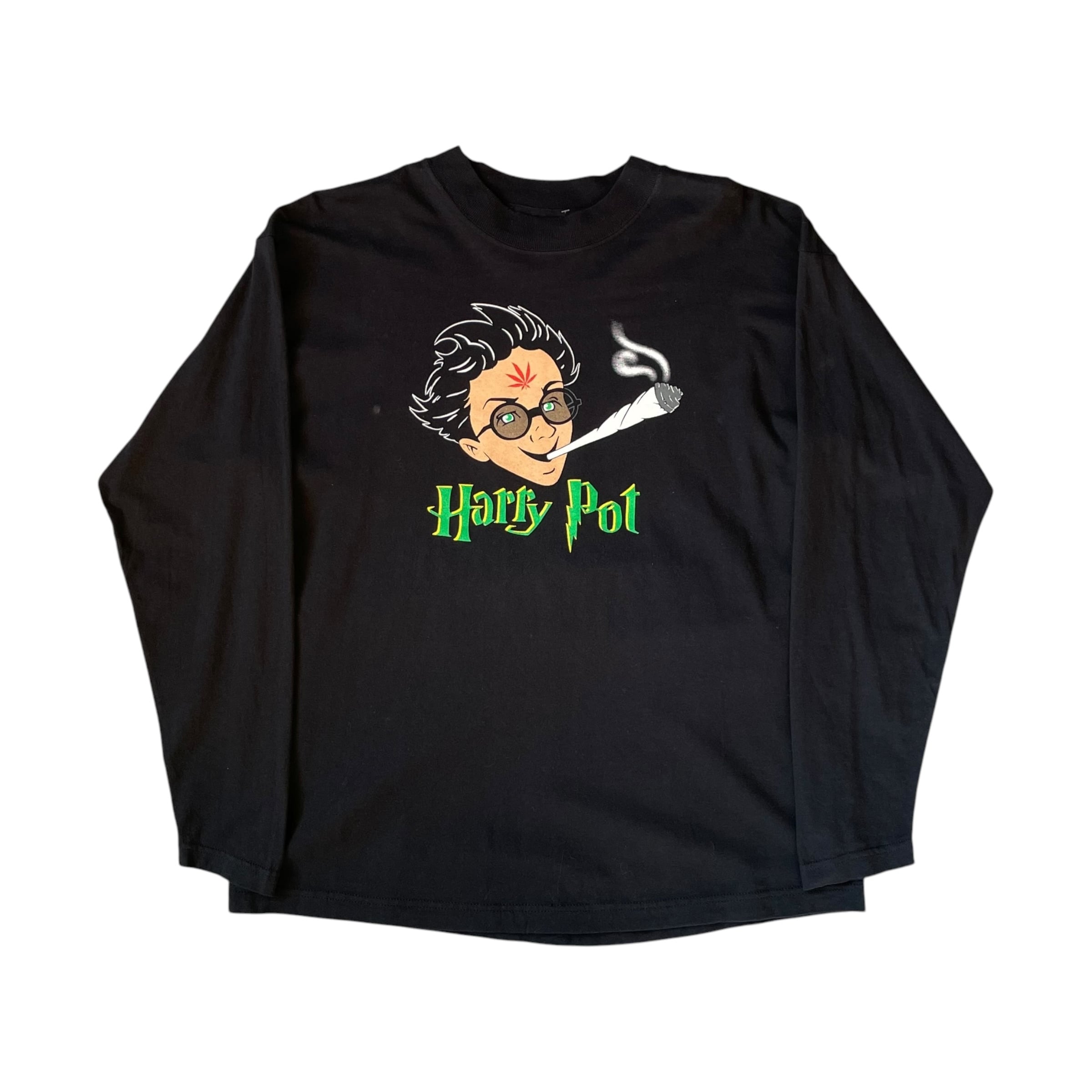 2000s GANJA WEAR "Harry Potter Parody" L/S T-shirt