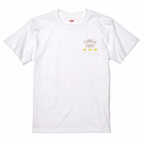 Family パパ Tシャツ  ホワイト