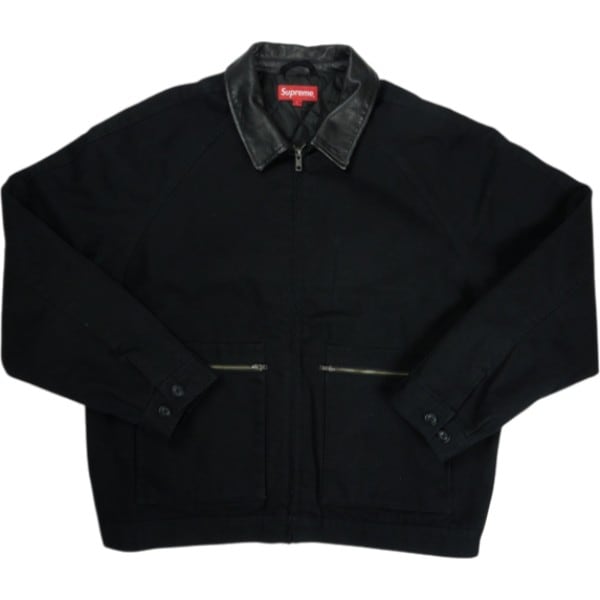Size【L】 SUPREME シュプリーム 20FW Leather Collar Work Jacket
