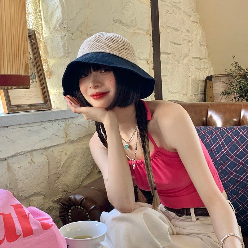 スプリングオータムサマー リボン 帽子 春物 夏物 秋物 ブラック・アイド・ピーズ50232057009