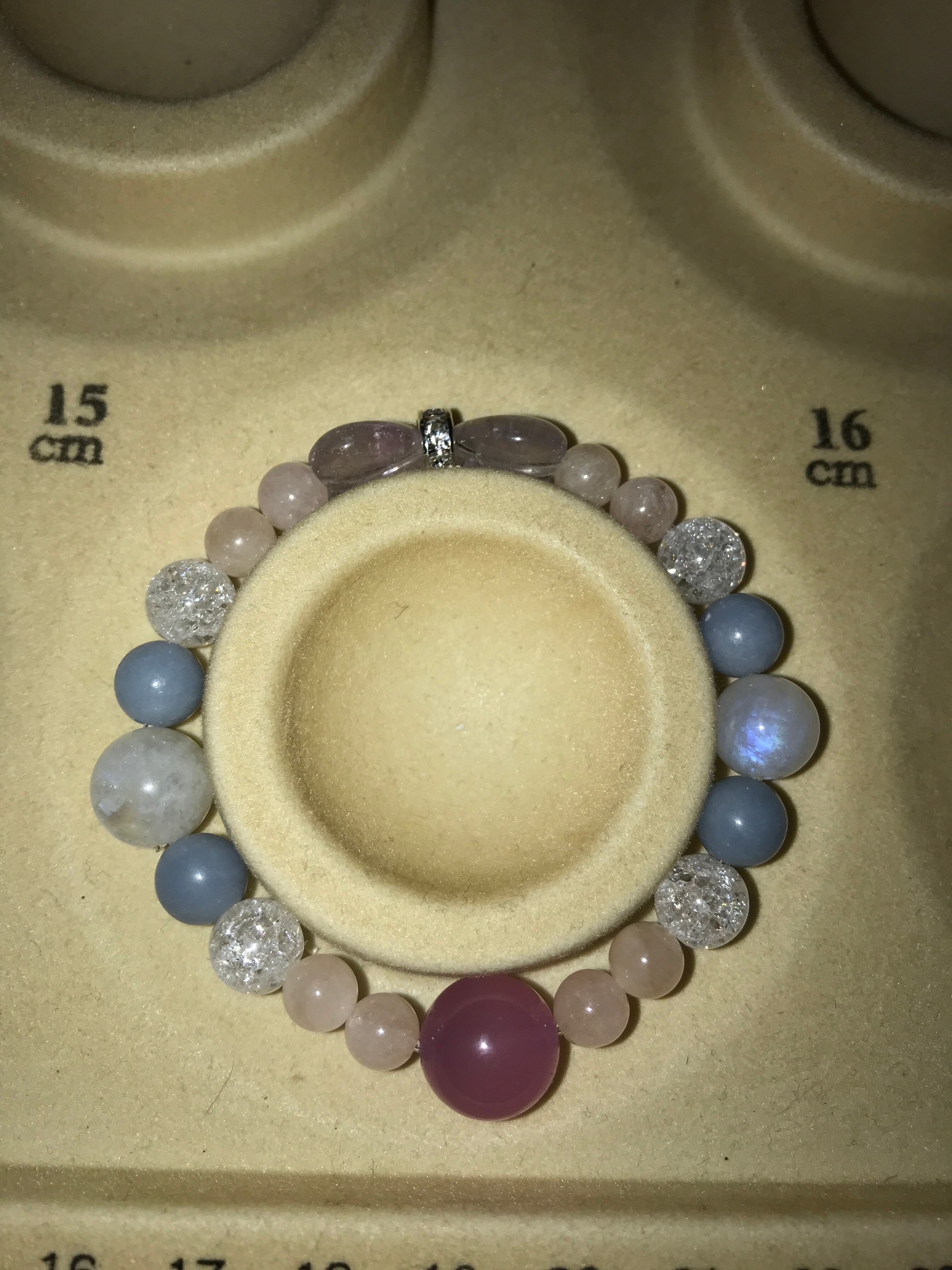 アメジストリボン ブレスレット