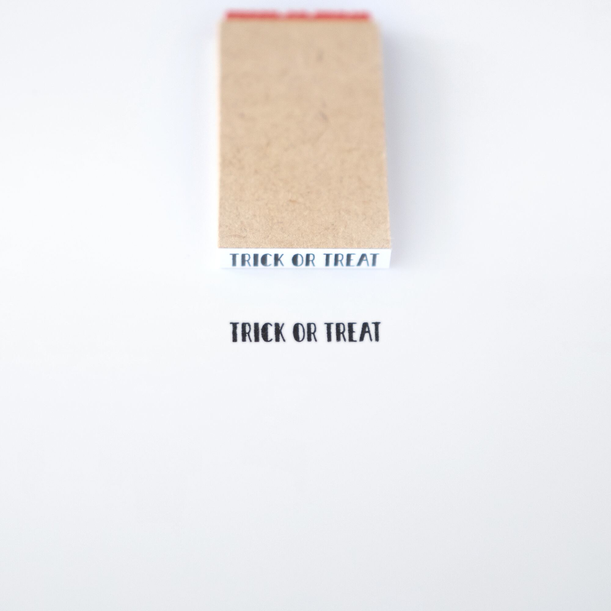 【小さな文字】TRICK OR TREAT_トリック オア トリート | はんこ