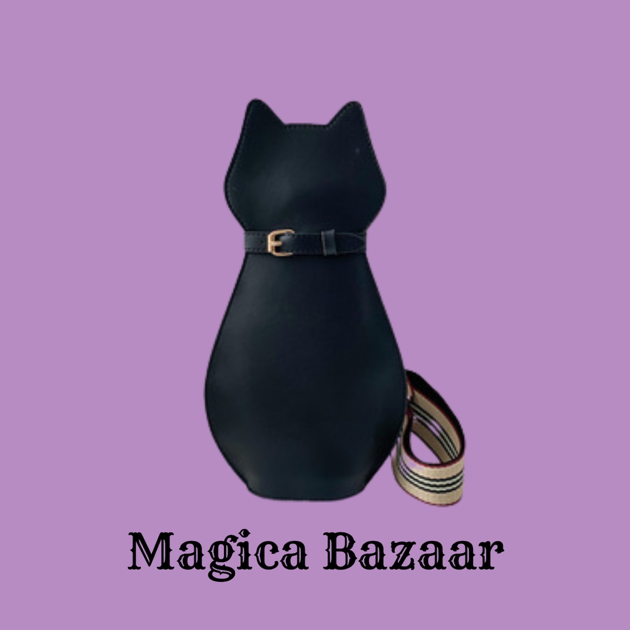 黒猫の秘密 　黒猫ボディバッグ　M23582