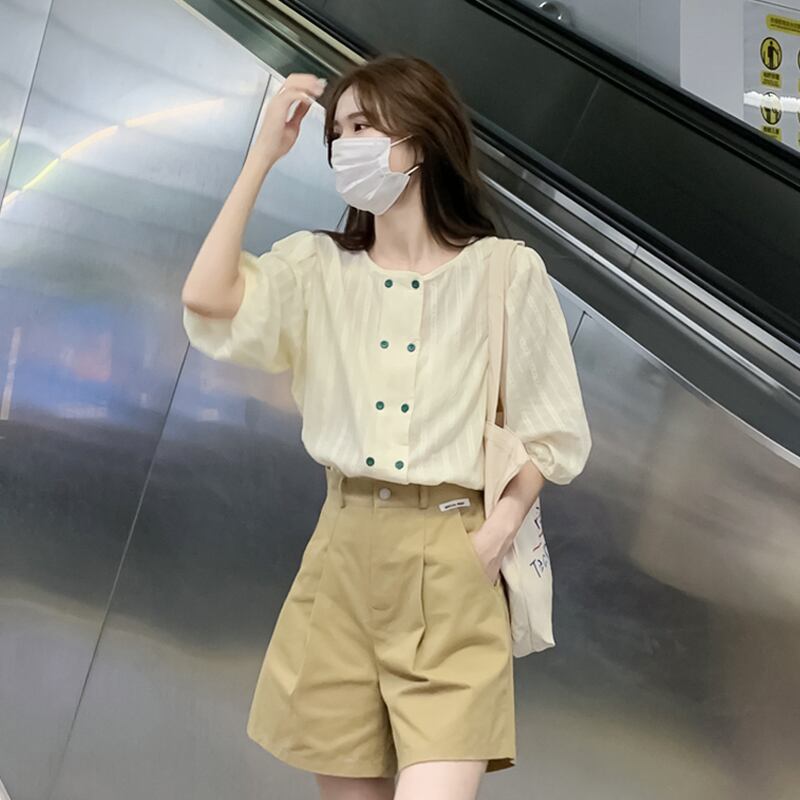 スタイルシャツ サマー薄手スリーブトップス 夏物 スーパーモール69766351304