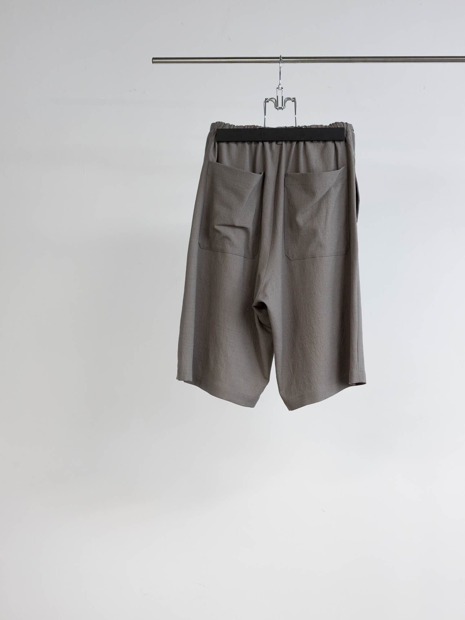 25SS】SOSHIOTSUKI WOOL JUDO SHORTS (GRAY) S25SS14PT-W | IAAAM