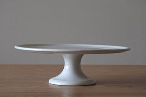 19th C. French Tart Stand, Opaque de Sarreguemines