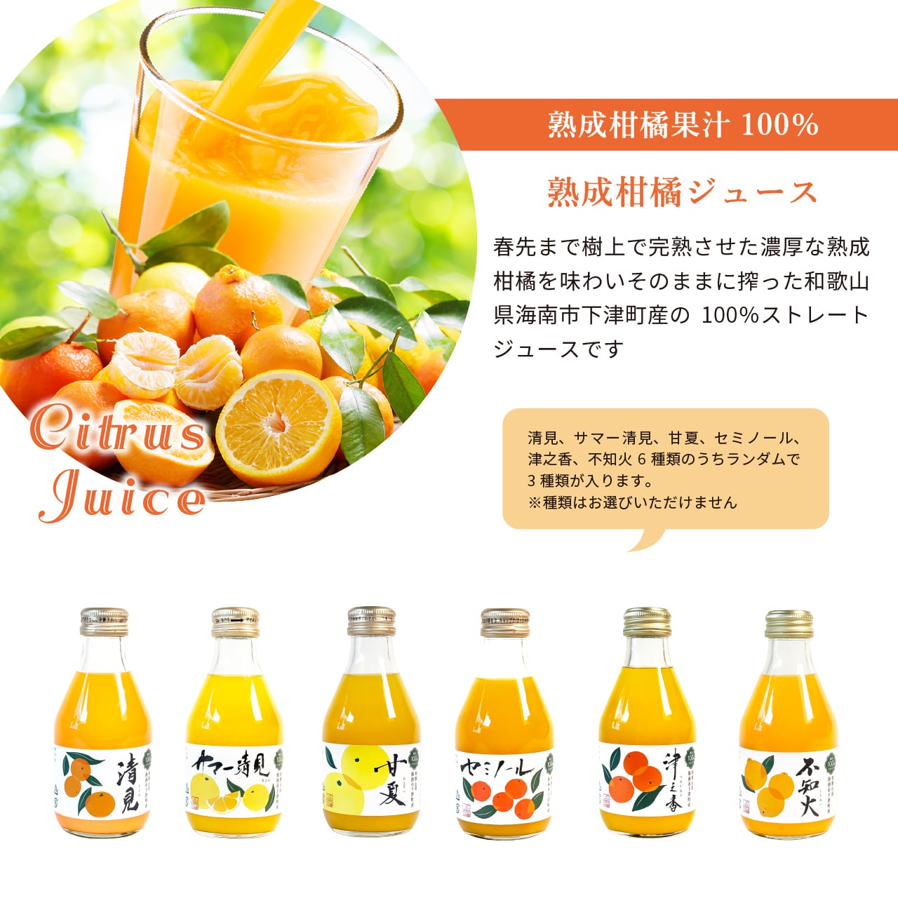 お試し蔵出しみかんセット｜ジュースとゼリーが楽しめる人気商品