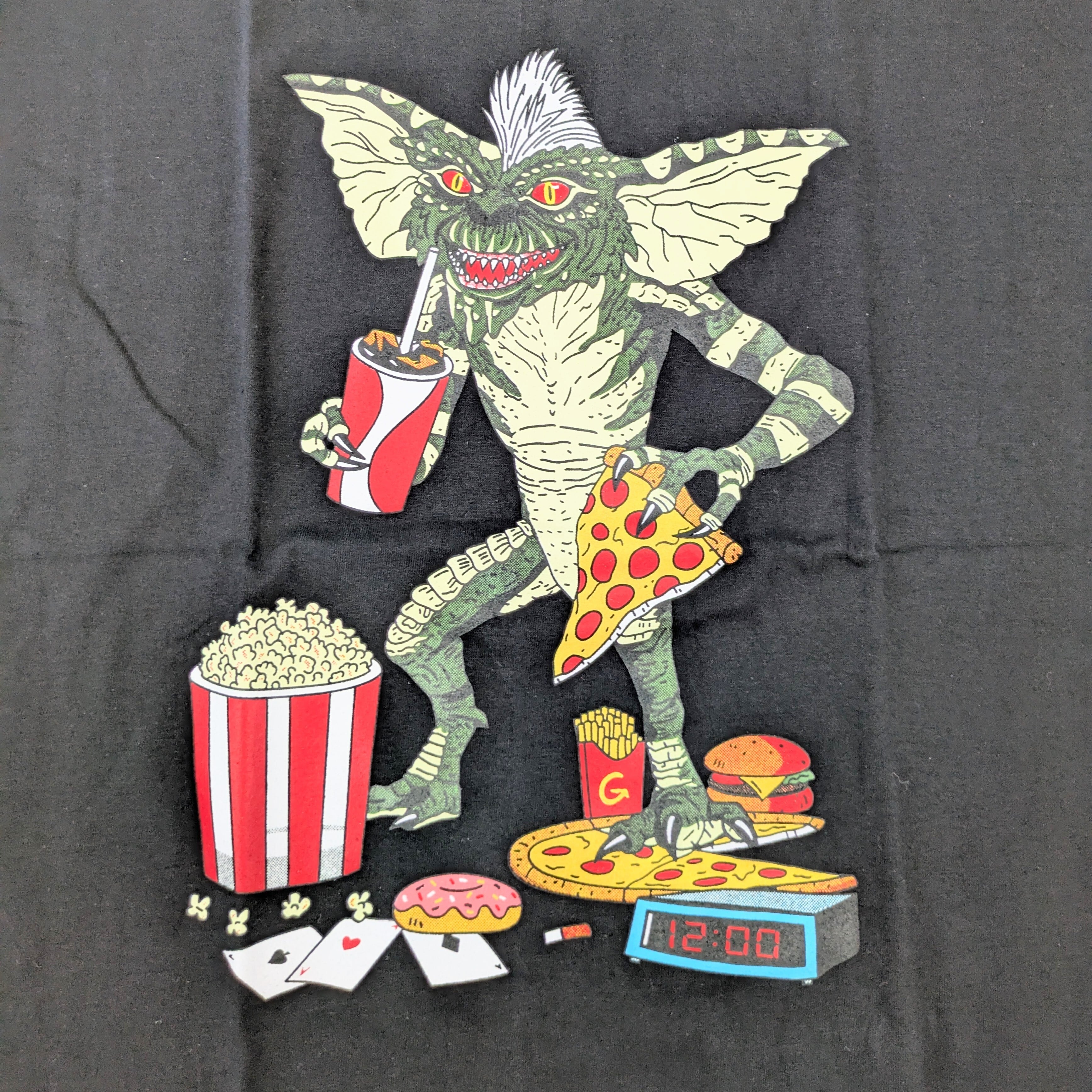 ♧【 グレムリン（Gremlins）ストライプ 】Tシャツ ピザ pizza