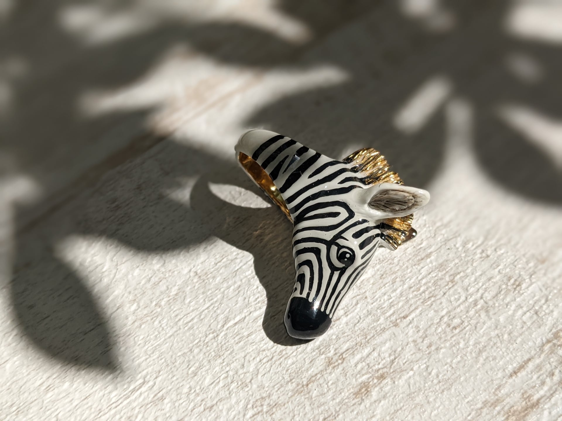 【goodafternine】 Zebra ring