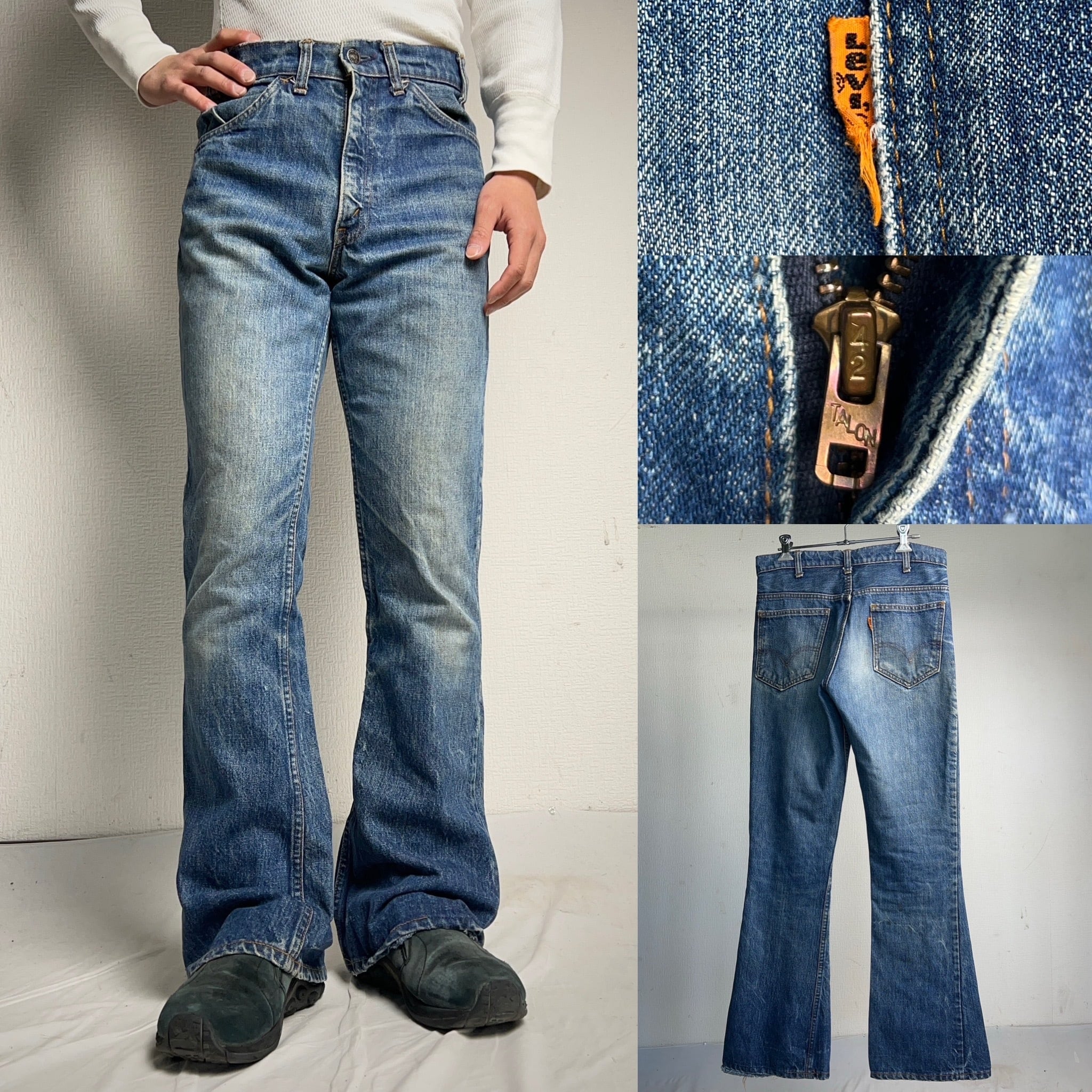 1970's Levi's 646-0217 FLARE DENIM PANTS W30.5 70年代 リーバイス