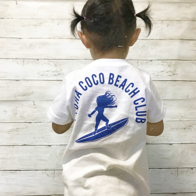 cocoロゴ限定Tシャツ 白【kidssize】